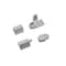 Global Door Controls Arch/Vistawall Style 3/4 in. Right Hand Offset Door Pivot Hinge Set for Adams Rite Type Storefront Door in Aluminum TH1110-RH-AL - alternate 1